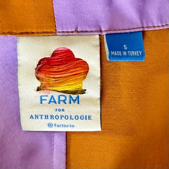 Farm Rio x Anthropologie Colorblock Button-Up Shirt - Picture 8 of 10